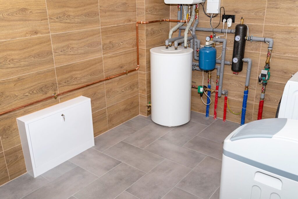 Residential water heater and plumbing system installed in Oviedo